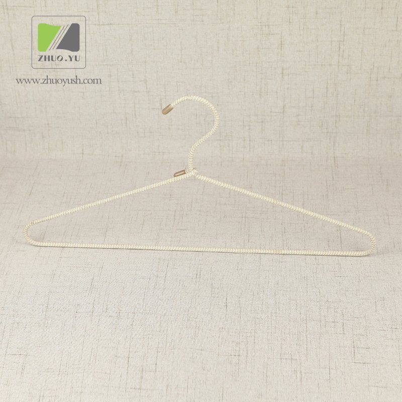 Fabric Wrapped Metal Laundry / Garment Hangers for E-Commerce Platform