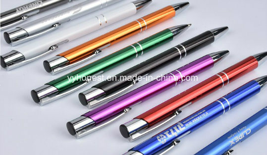 Wholesale Promotional Customized Logo Clip Aluminum Metal Ballpen