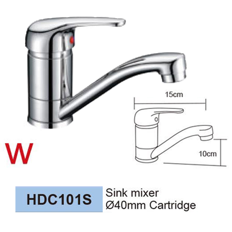 Modern Style Hot and Cold Handle Basin Watermark and Wels Faucet
