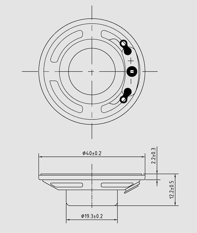 40mm Professional Speaker for Car Sound Box