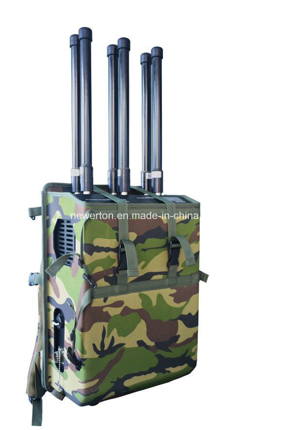 High Power 6-Antennas Portable VIP Jammer/Bomb Jammer/Military Backpack Signal Jammer