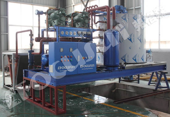 3t/D Seawater Flake Ice Making Machine