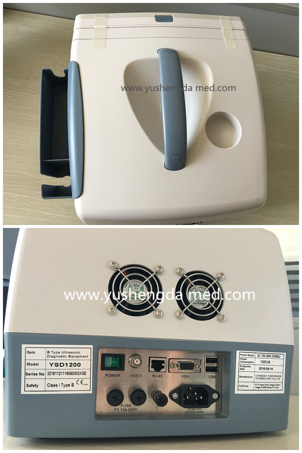 Ce Medical Diagnostic Obstetrics PC Based Digital Portable Ultrasound Scanner