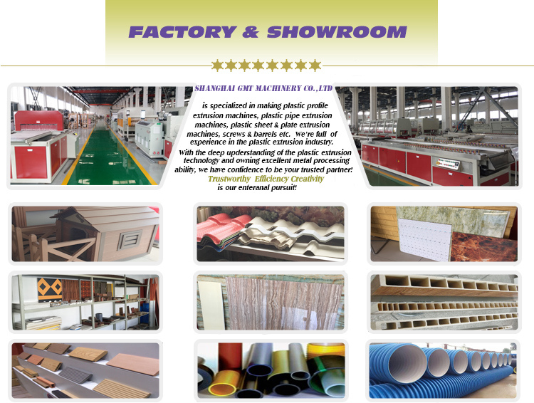 PVC ASA PMMA Glaze Roof Tile Twin Screw Extruder Machinery