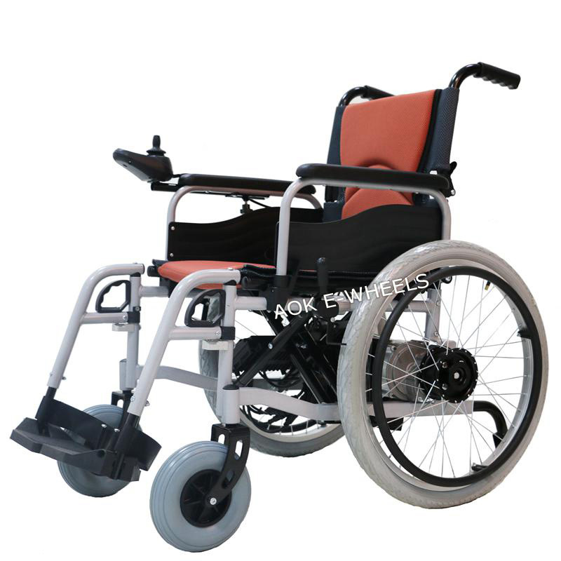 Aluminum Frame Mobility Power Wheelchair for Disabled People (PW-001)