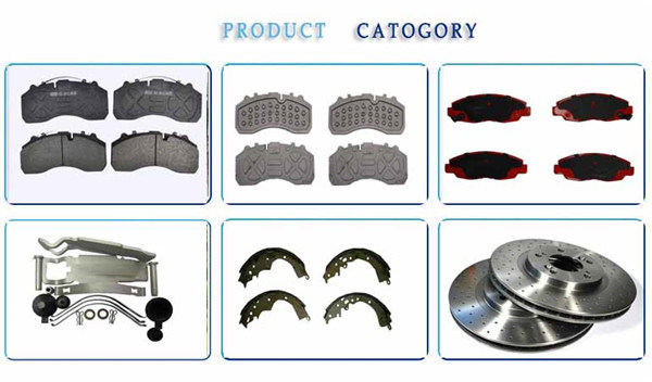 Non Asbestos Truck Auto Parts Disc Brake Shoe