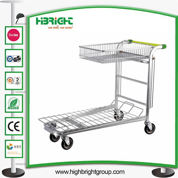 Heavy Duty Warehouse Shopping Trolley Cart