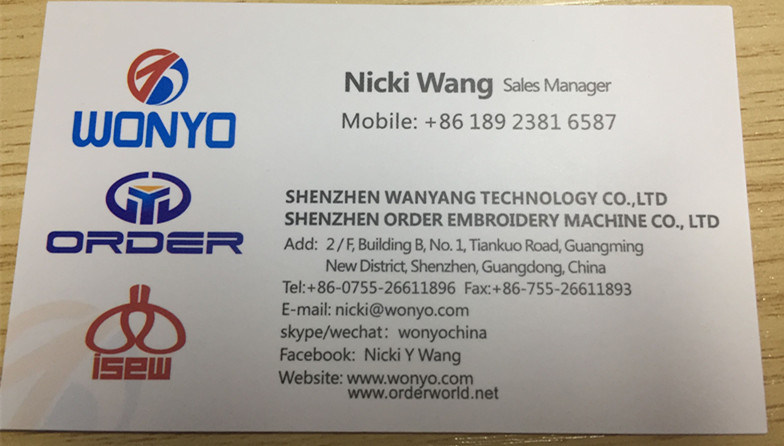 Wonyo Best High Speed 8 Head Industrial Embroidery Machine