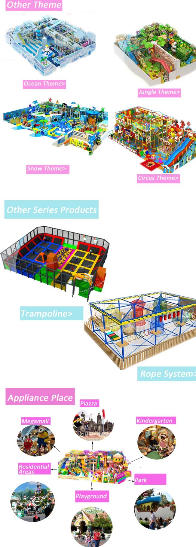 New Design Forest Themed Indoor Playground Equipment with Driving School