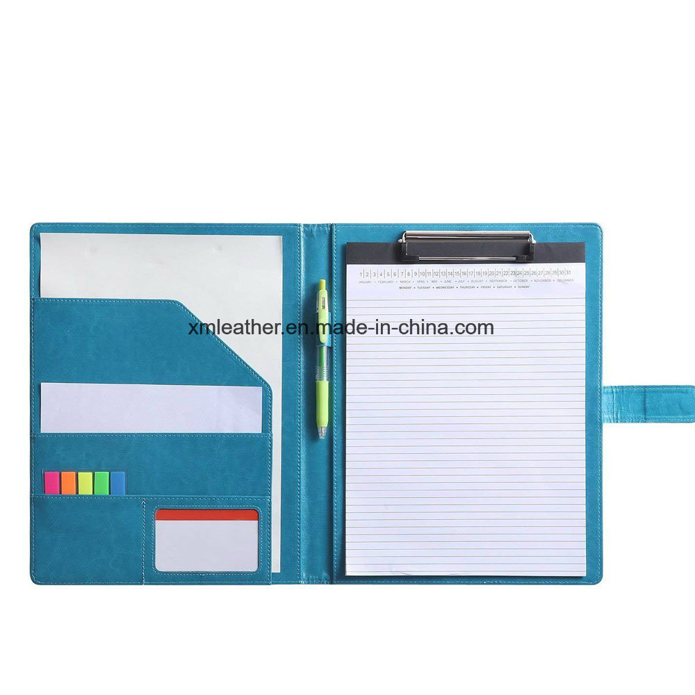Expanding Business Faux Leather A4 Clipboard Conference Folder