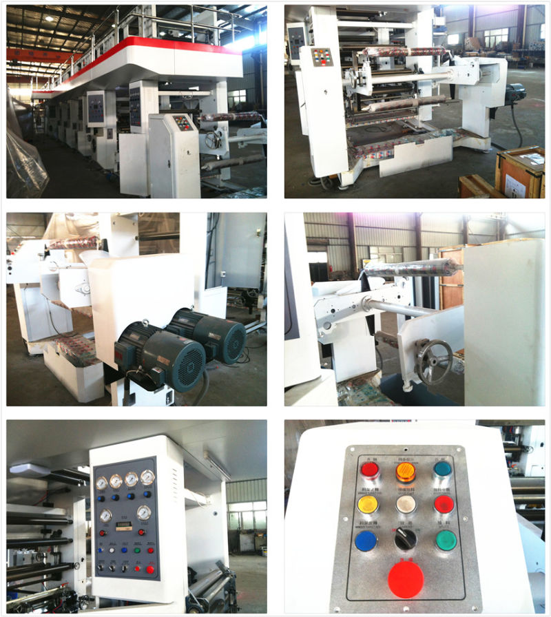 High Speed Rotogravure Printing Machine for Plastic Film