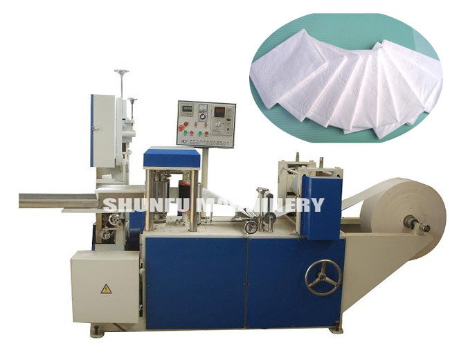 Hot Selling Size 330*330 Toilet Napkin Paper Embossed Folding Machinery for Sale