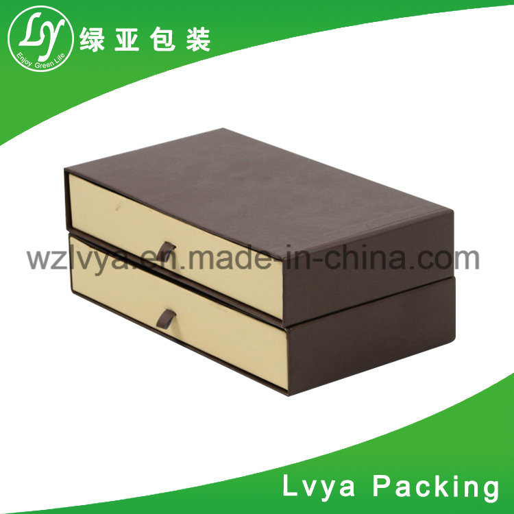 Custom Sample Design Slide Draw Cardboard Paper Jewelry Packaging Gift Box