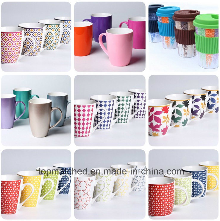 Customs Promotional Gift Ceramic Mugs for Tea Coffee Milk