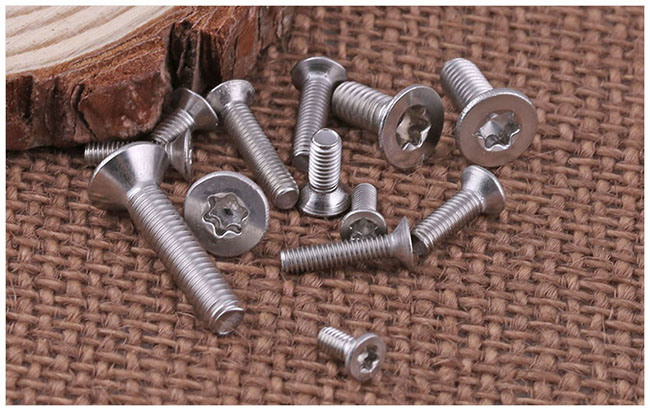 Ss304 Torx Drive Hexalobular Socket Flat Head Cap Machine Screw