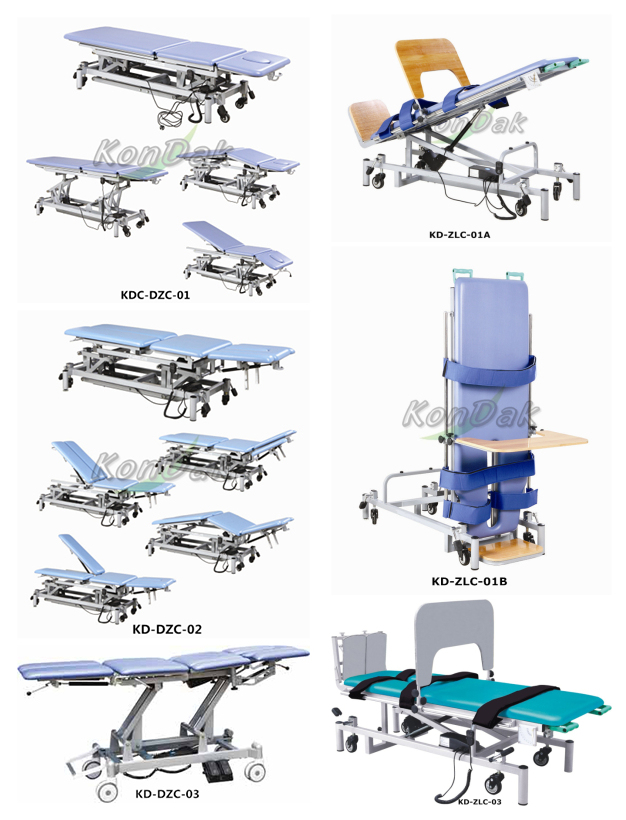 Three Functions Electrical Adjustable Folding Hospital Care Bed