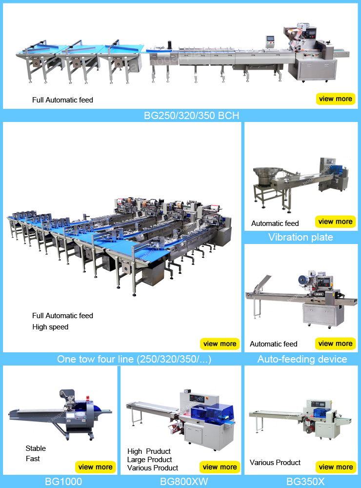 Full Automatic Small Cake Packing Machine Line Multifunction Wrapping Machinery Price