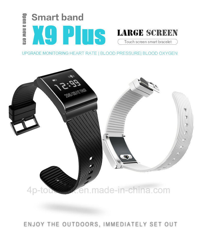 Smart Bracelet with Heart Rate Monitoring (X9PRO)