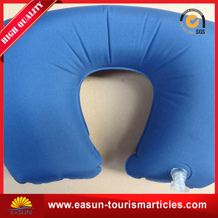 U Shaped Inflatable Travel Neck Pillow for Airplanes