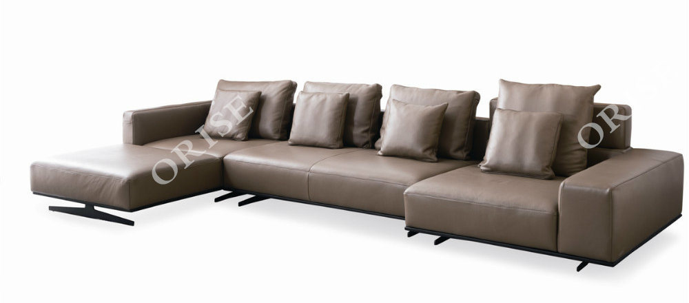 Modern Latest Corner Leather Sofa Design Living Room Sofa