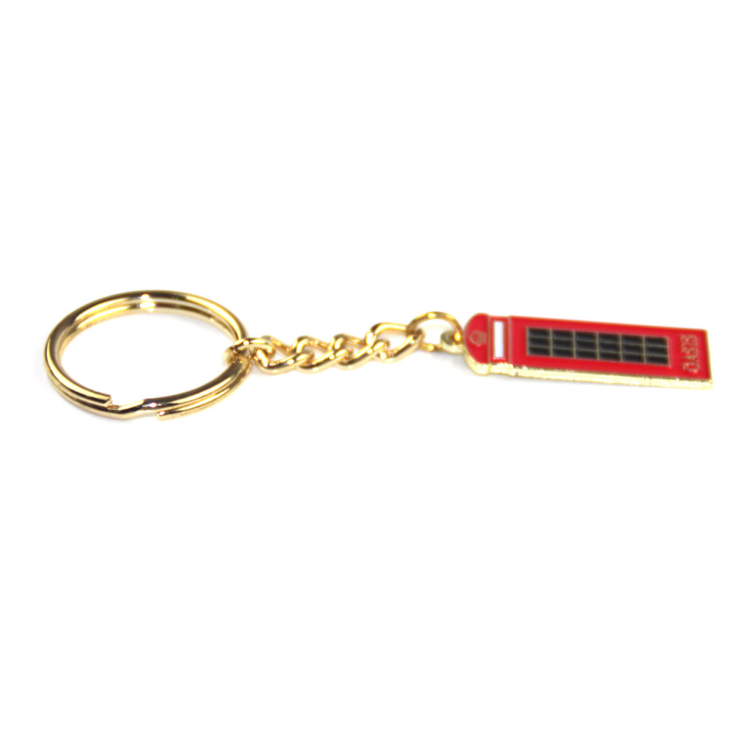 Top Promotional Cheap Custom Soft Enamel Gold Metal Keychain