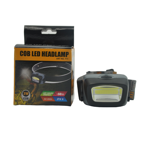 Lumifre T11 High Bright 3*AAA Batteries Strip COB Headlamp