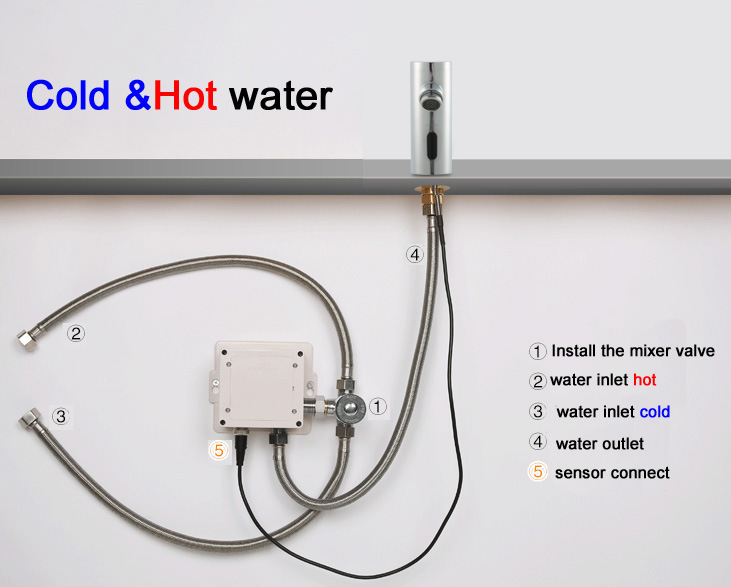 Brass Touchless Automatic Sensor Faucet