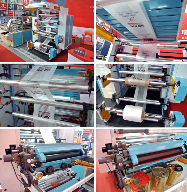 Two Color Flexible Printing Machine for Plastic Film, Nonwoven, Paper