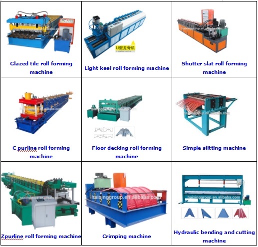 Color Tile Roll Forming Machine for Roof