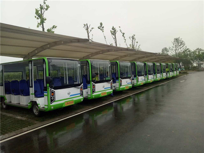 Electrical 19 Seater Sightseeing Bus with Lithium Battery
