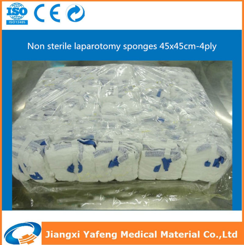 with X-ray Detectable Surgical Laparotomy Sponges