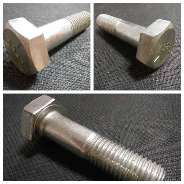 Structural Heavy Hexagonal Head Steel Bolts ASTM A325 Zinc Plated