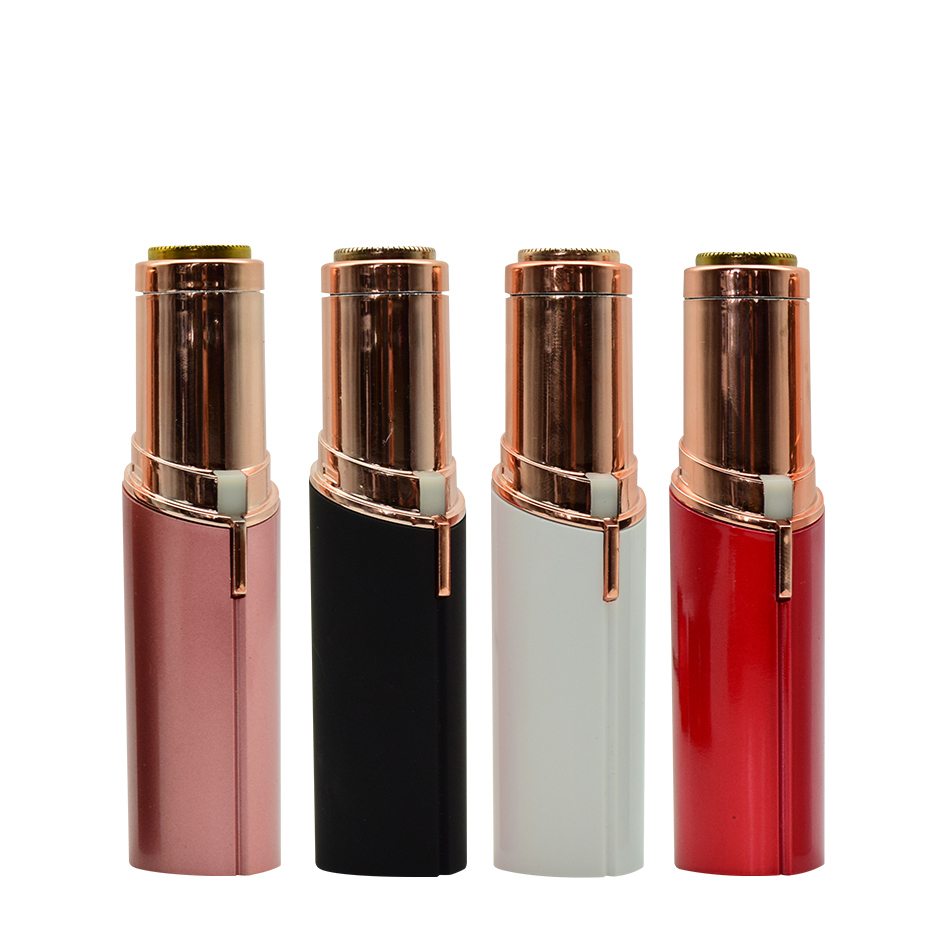 Rechargeable Flawless Mini Removal Painless Gold-Plated Female Facial Hair Remover Lady Beauty Care Lipstick Hair Epilator