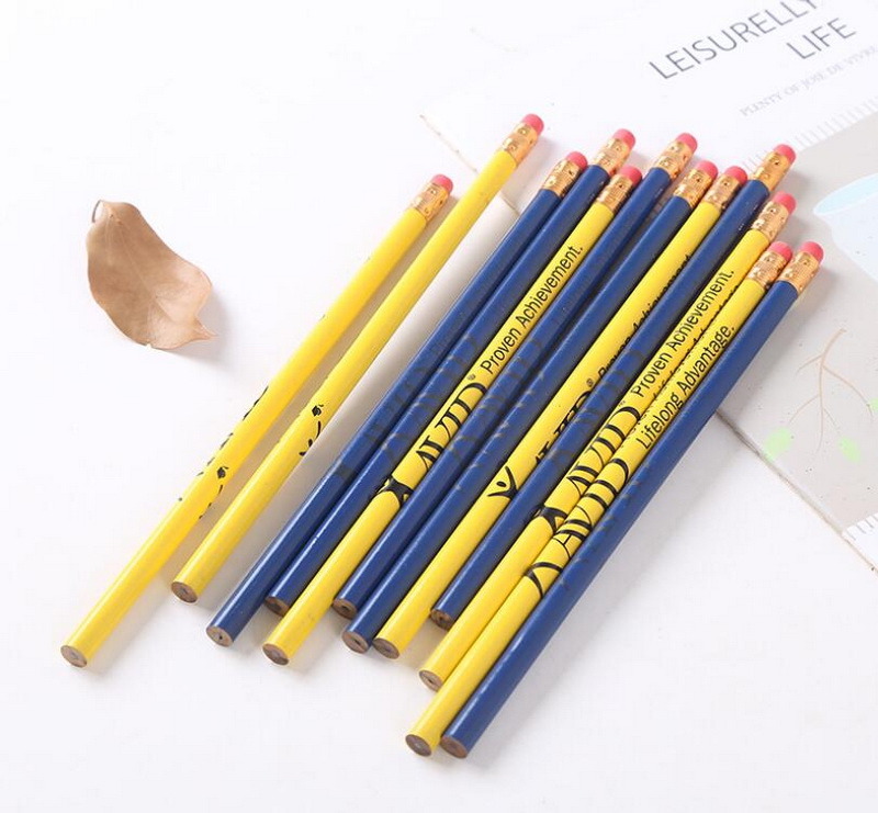 Wholesale Custom Print Pencil Hb Wooden with Logo in 2018