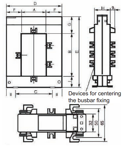 100-5000A UL Split Core Current Transformer for Power Factor Correction Devices