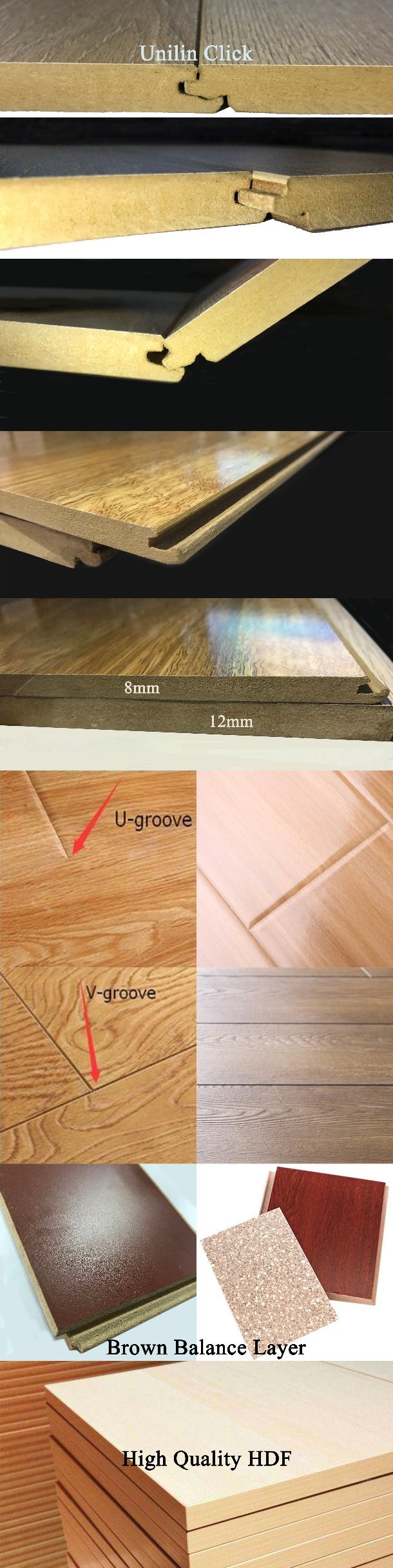 Modern Concise Roman Holiday Laminate Flooring