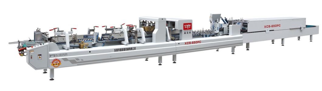 Xcs-650PC Automatic High Speed Folder Gluer Carton Paper Making Machine