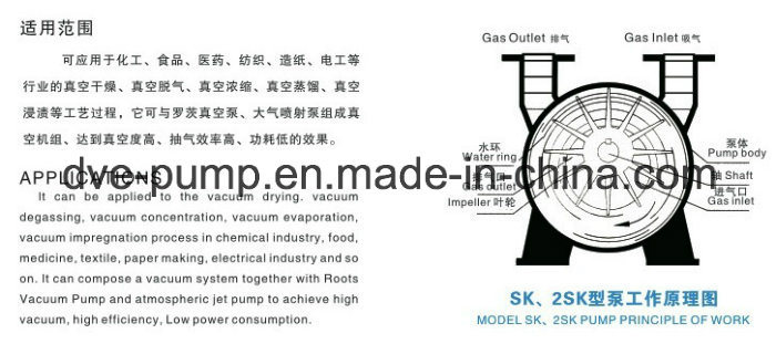 Sk/2sk Type Water Circulating Vacuum Pump
