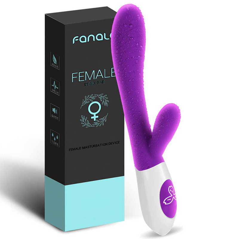 Flexible Silicone G-Spot Vibrator Adult Sex Toys for Women