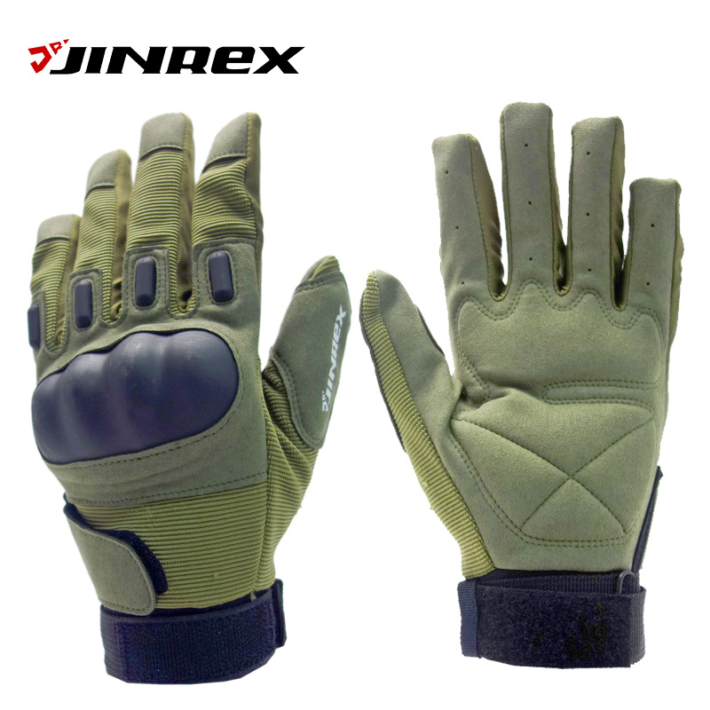 Cycling Full Finger Motorcycle Sports Glove Gel Padding Military Glove