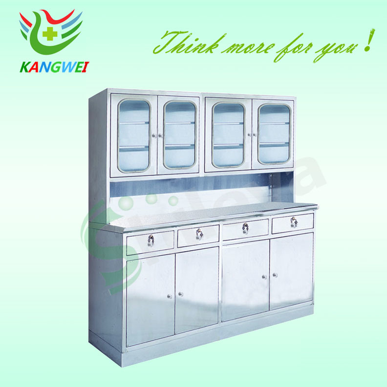 Stainless Steel Hospital Cupboard Hospital Furniture Medicine Cabinet