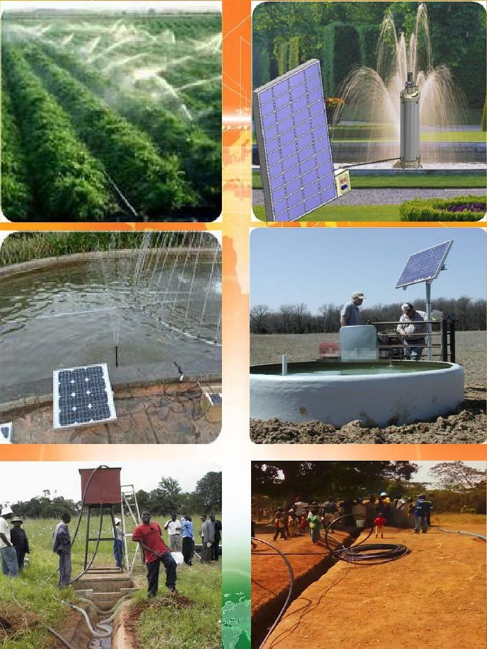 High Quality DC 72V Deep Well Submersible Solar Water Pump for Agriculture