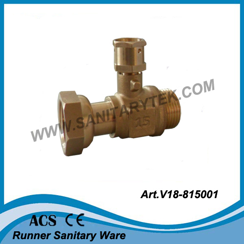 Brass Lockable Stop Valve (V23-222)