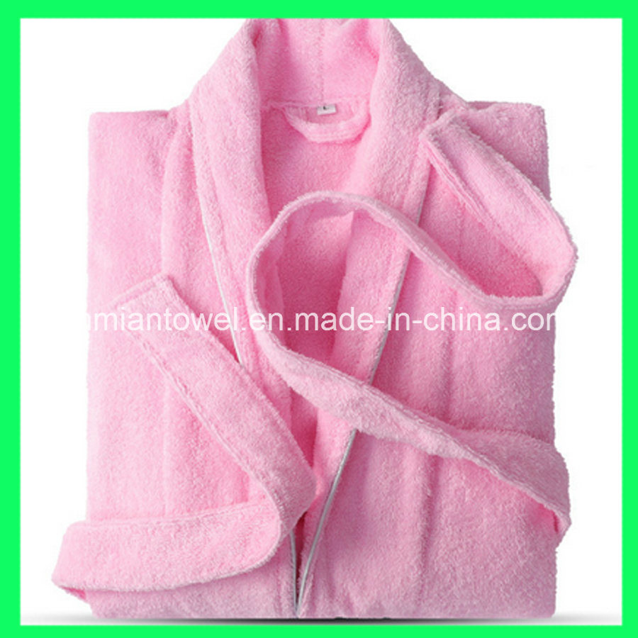 Factory Wholesale Luxury 100%Cotton Terry Cloth Hotel Bathrobe