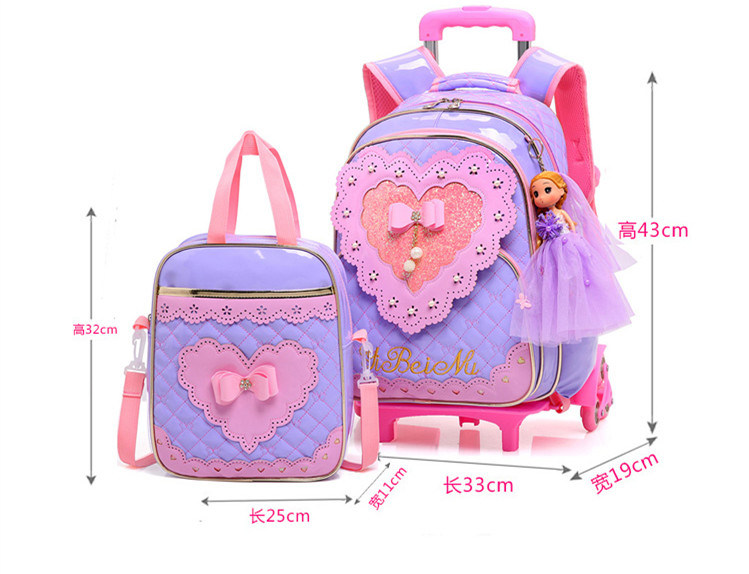 Student School Bag Trolley School Backpack Bag