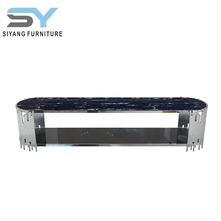 Dining Room Furniture Marble Table Steel Side Table Coffee Table