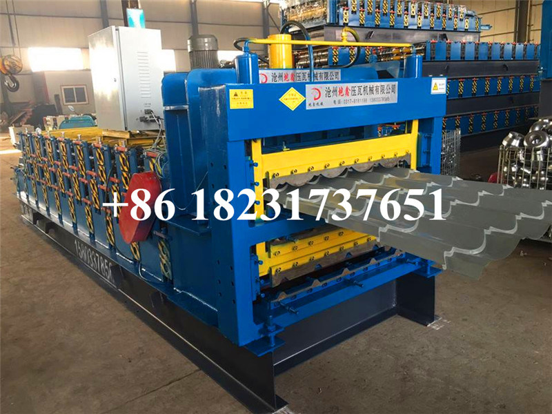 PPGI Glazed Roof Tile Roll Forming Machine