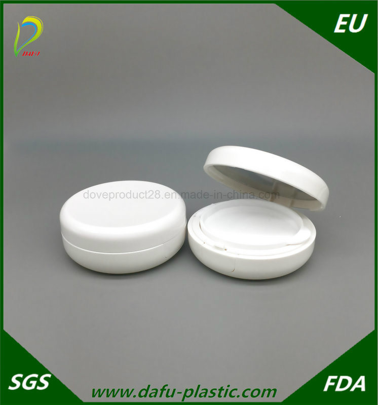 White Color Compact Cosmetic Packaging