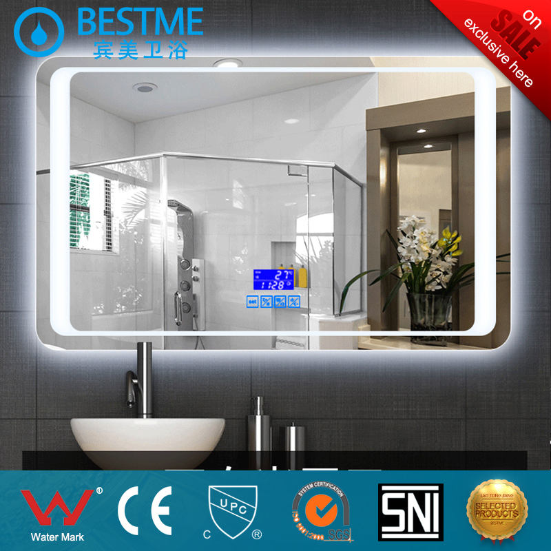 Hotel Bathroom Wall-Hung LED Mirror in 5mm HD Bg-006