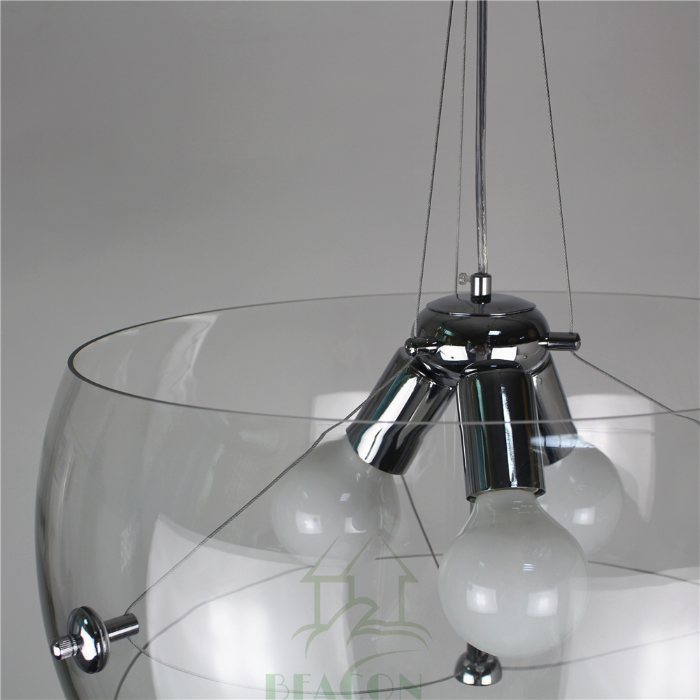 Modern Style Glass Pendant Lamp for Restaurant
